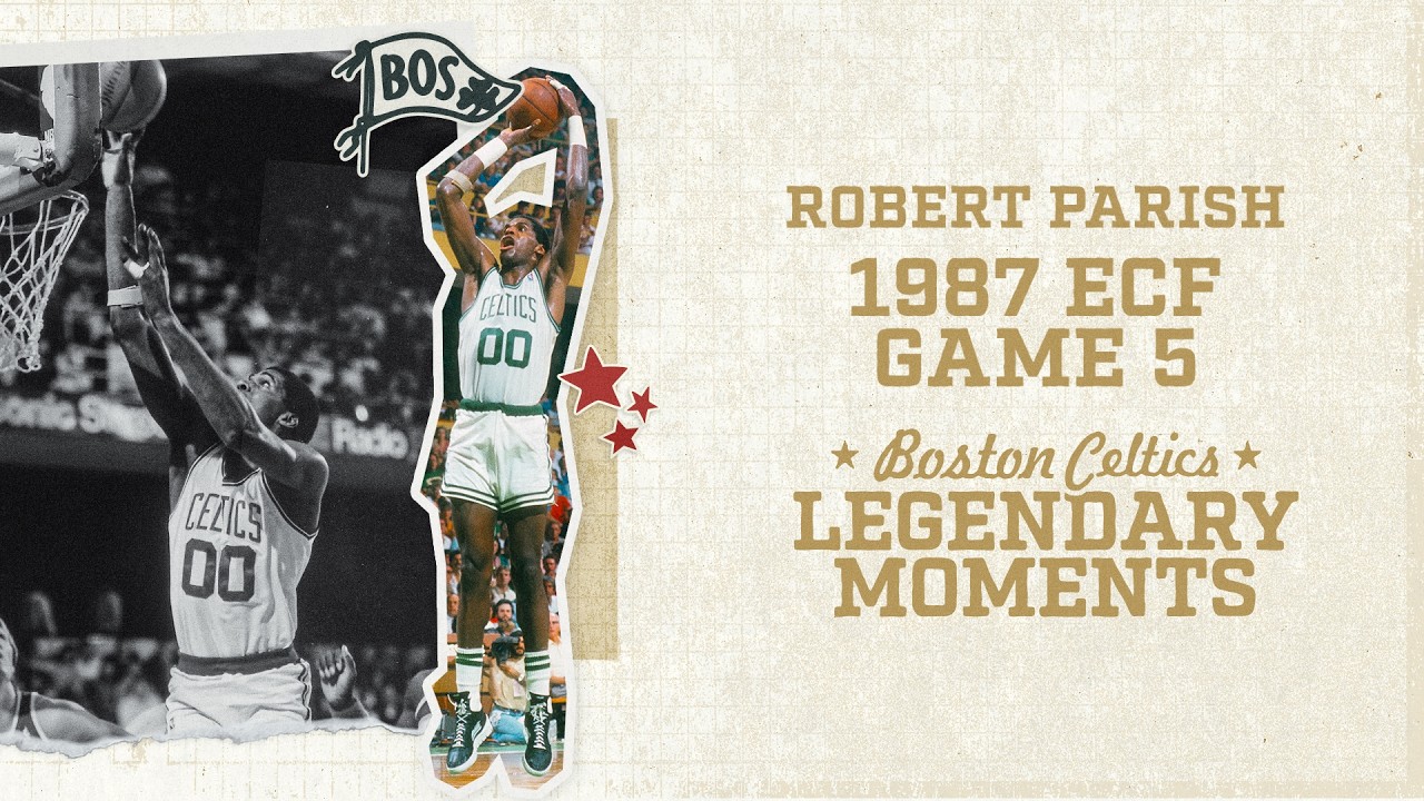 Robert Parish Punches Bill Laimbeer in Game 5 of 1987 Eastern Conference Finals