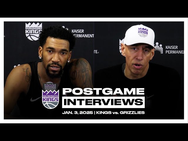Malik Monk & Coach Christie | Postgame Interviews 1.3.25 background
