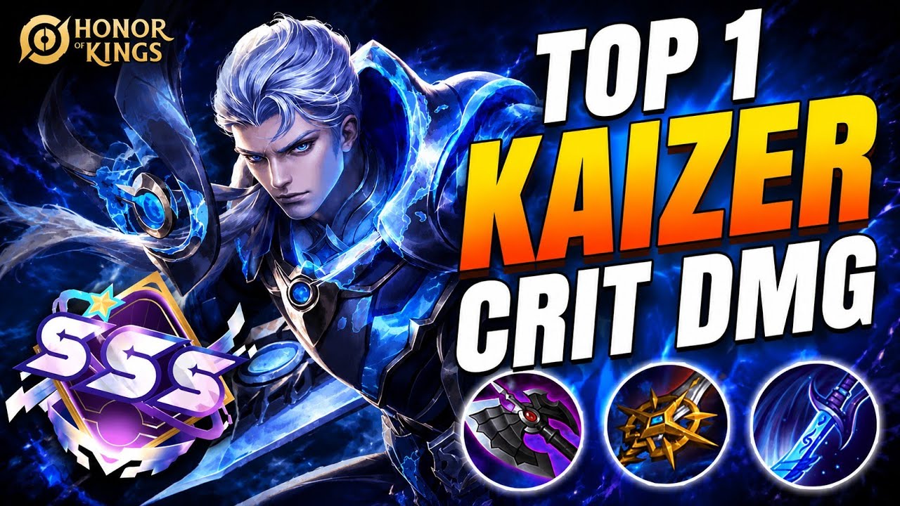 KAIZER Is BROKEN | Insane Damage Gameplay | Honor of Kings