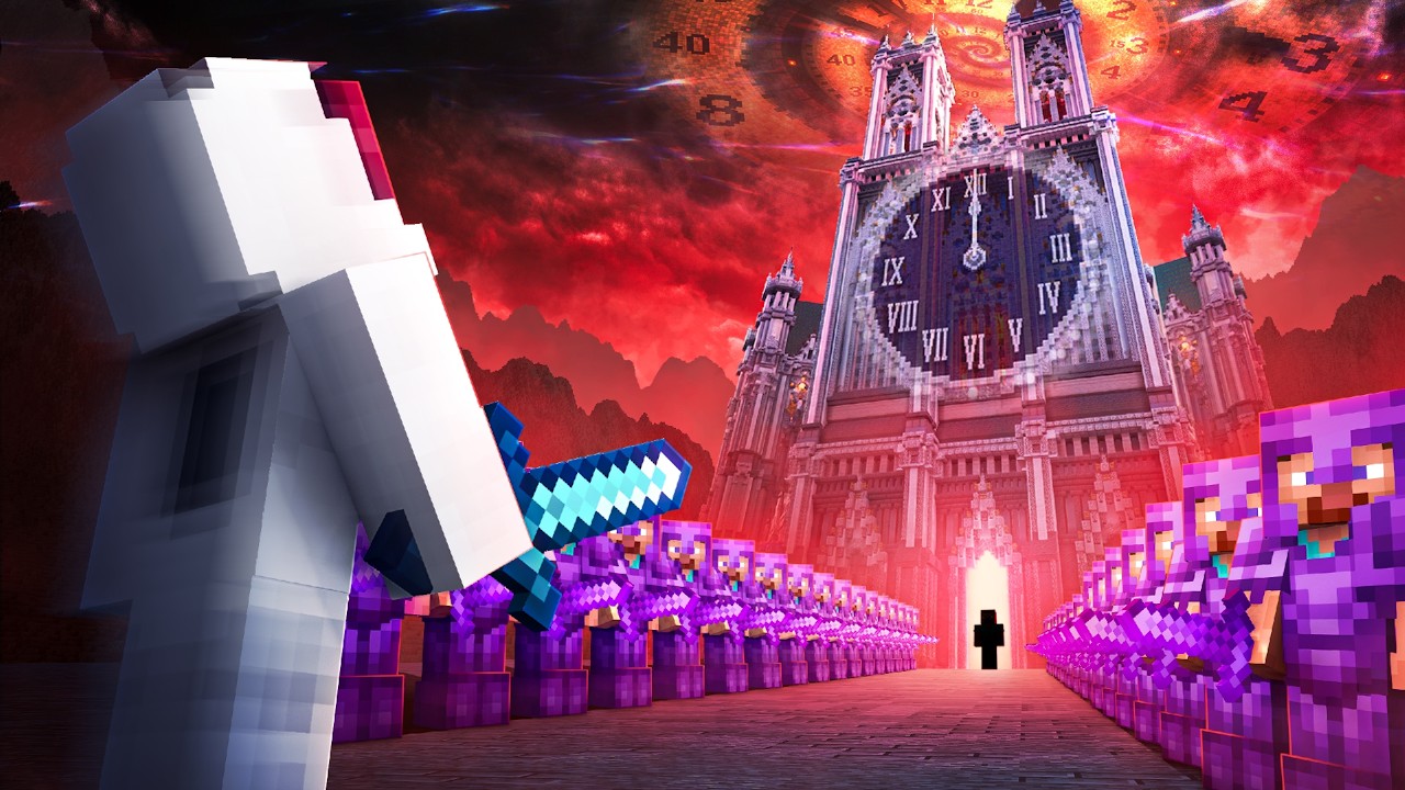 This Minecraft Civilization Broke Time... background