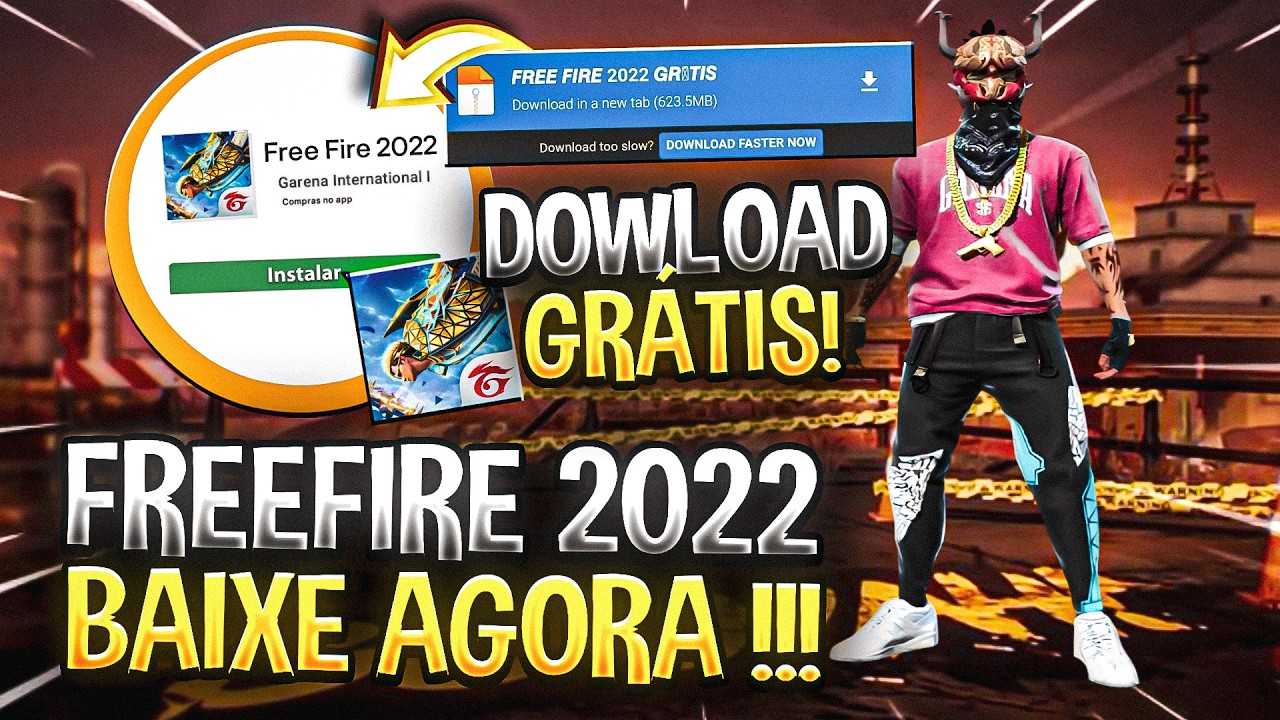 KEY GRATIS ‼️COMO BAIXAR O FREEFIRE 2022 NO ANDROID TUTORIAL COMPLETO ! FREEFIRE 2022 GRATIS !!!!
