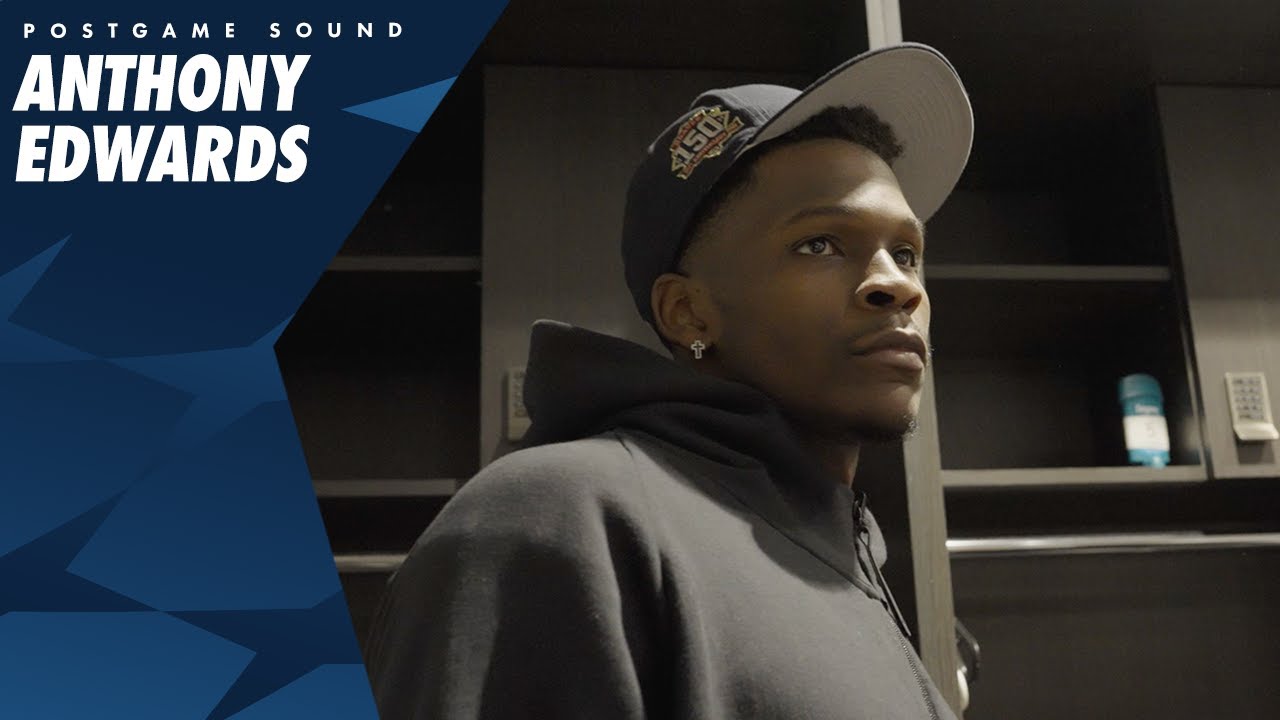"He's Right, I Got To Do Better." | Anthony Edwards Post Game Sound | 01.29.25 background