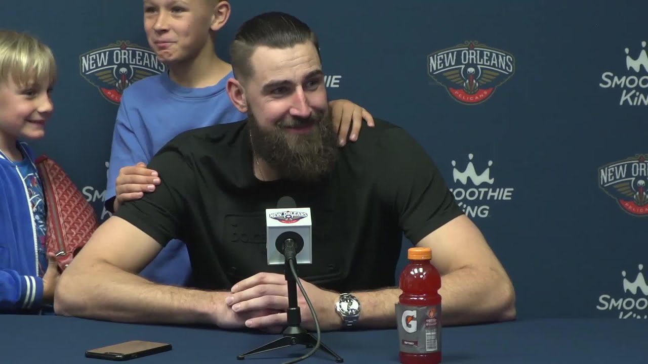 Jonas Valanciunas & 'Security Guards' after Win | Pelicans-Clippers Postgame Interview 4/1/2023