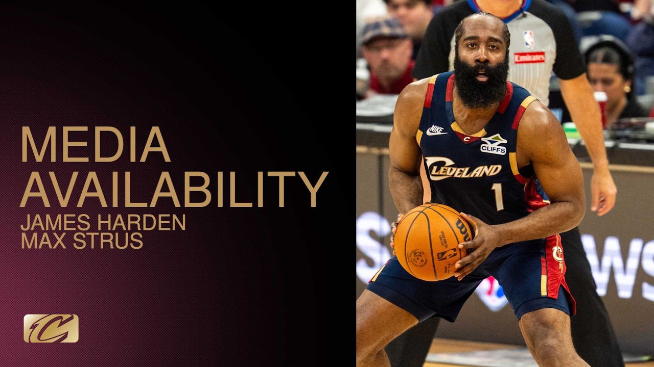 Cavs vs Raptors | James Harden & Max Strus Post Game | 04.18.2026 background