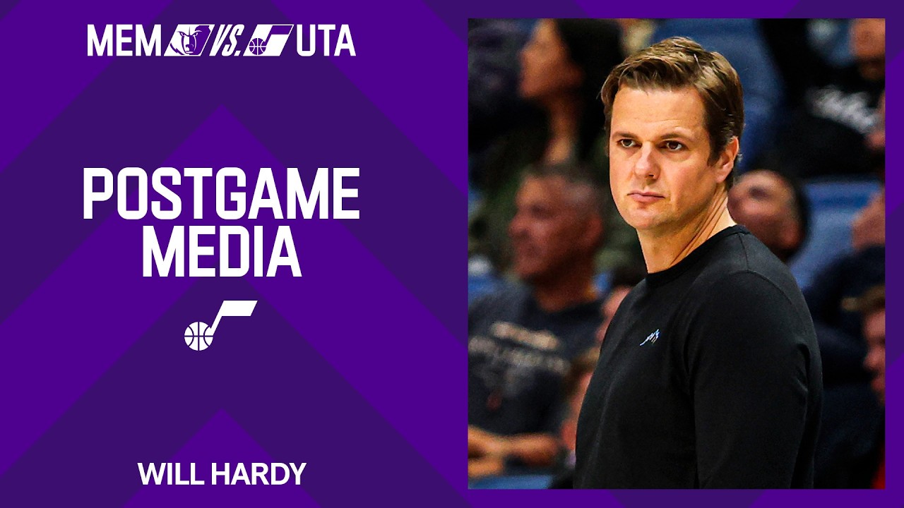 Will Hardy praises Jazz fans following "rowdy environment" on Fan Appreciation Night against Memphis