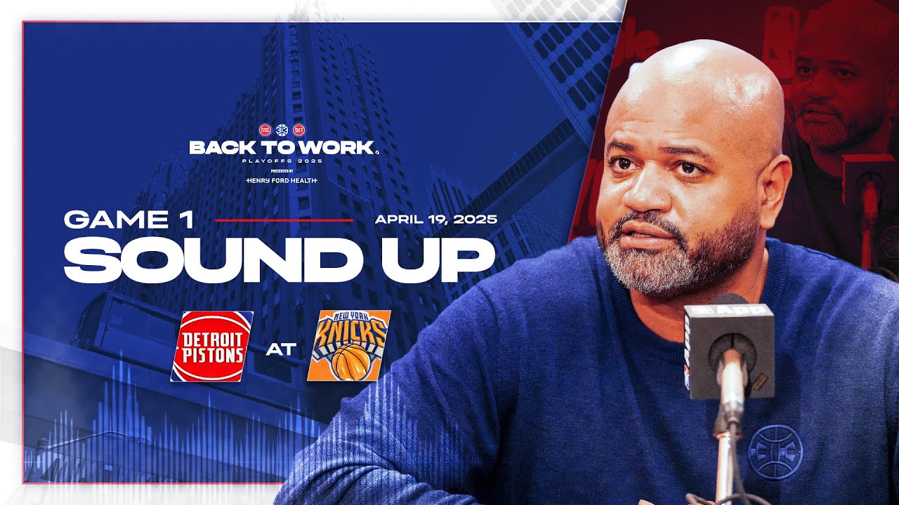 Round 1 Game 1 Post-Game Press Conference: J.B. Bickerstaff | Pistons @ Knicks | 04.19.25 background