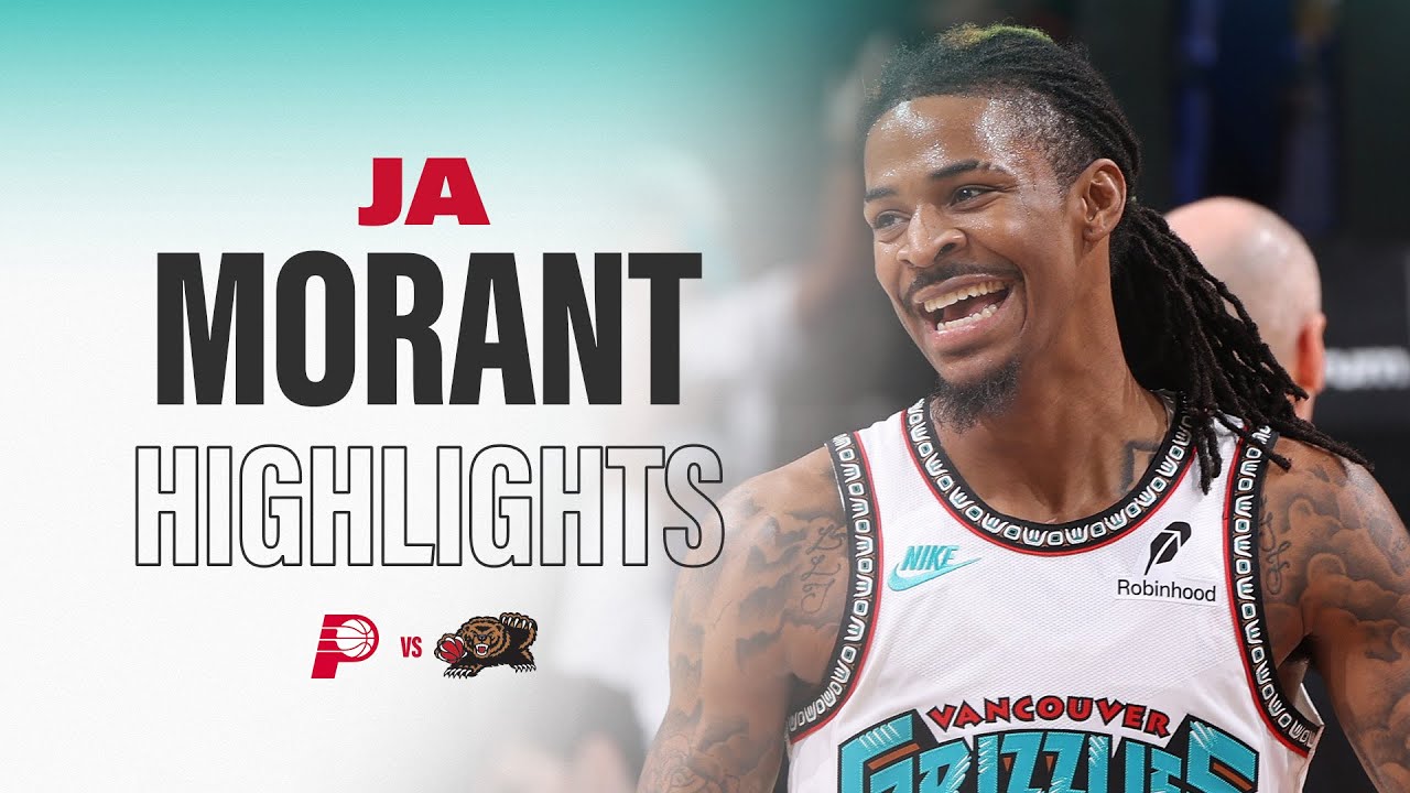 Ja Morant Highlights vs Indiana Pacers background