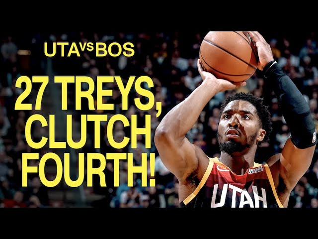 Donovan closes the game out with 34 POINTS đ± | UTAH JAZZ background