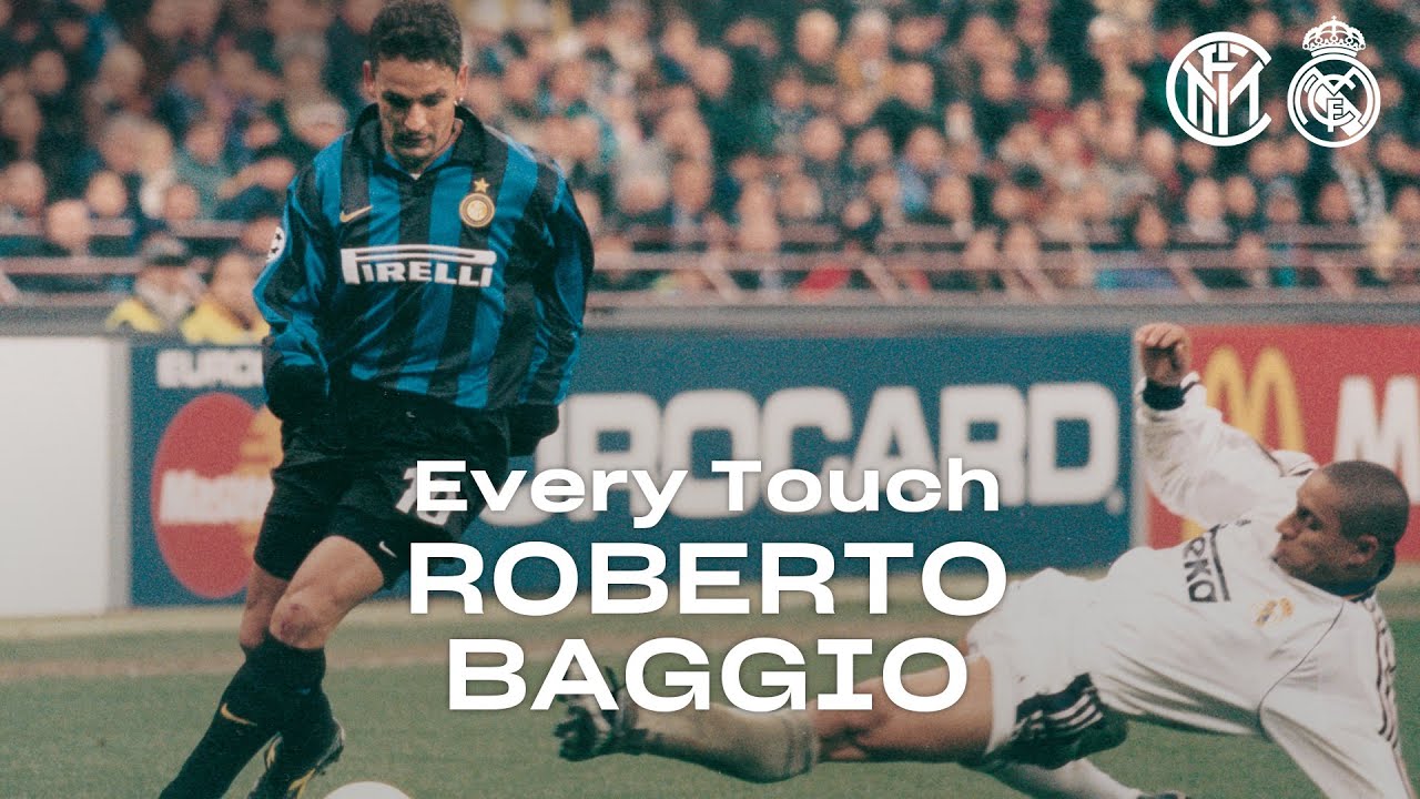 EVERY TOUCH | ROBERTO BAGGIO in INTER 3-1 REAL MADRID | 1998/99 UEFA CHAMPIONS LEAGUE ЁЯШ▒тЪлЁЯФ╡ЁЯПЖ