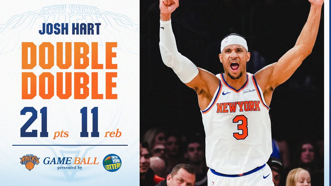 Josh Hart came up BIG against the Toronto Raptors | January 8, 2025 background