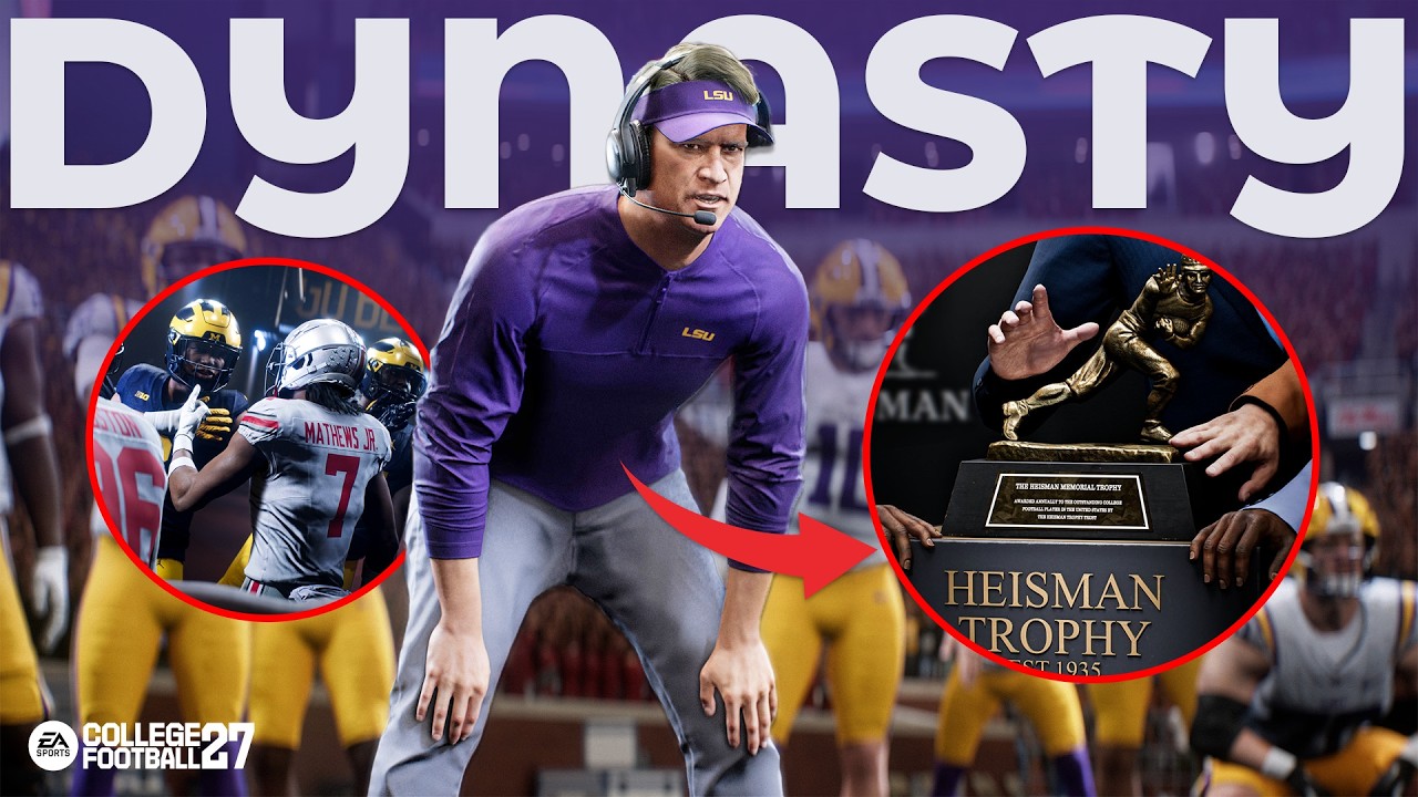 Everything About College Football 27 Dynasty Mode background