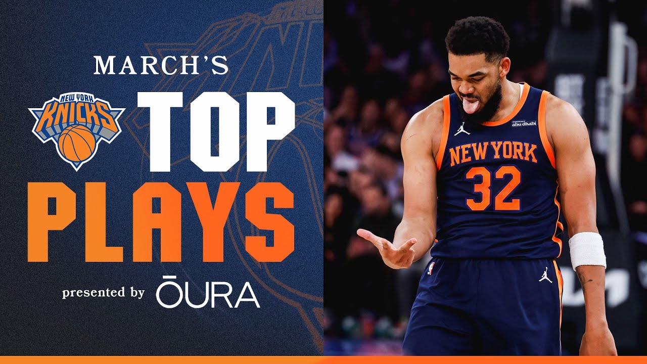 Top Knicks Highlights from March 2025 background