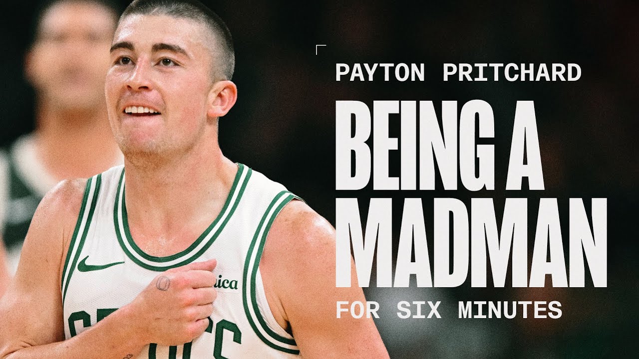 Six minutes of NBA Sixth Man of the Year Payton Pritchard going OFF ๐ฅ background