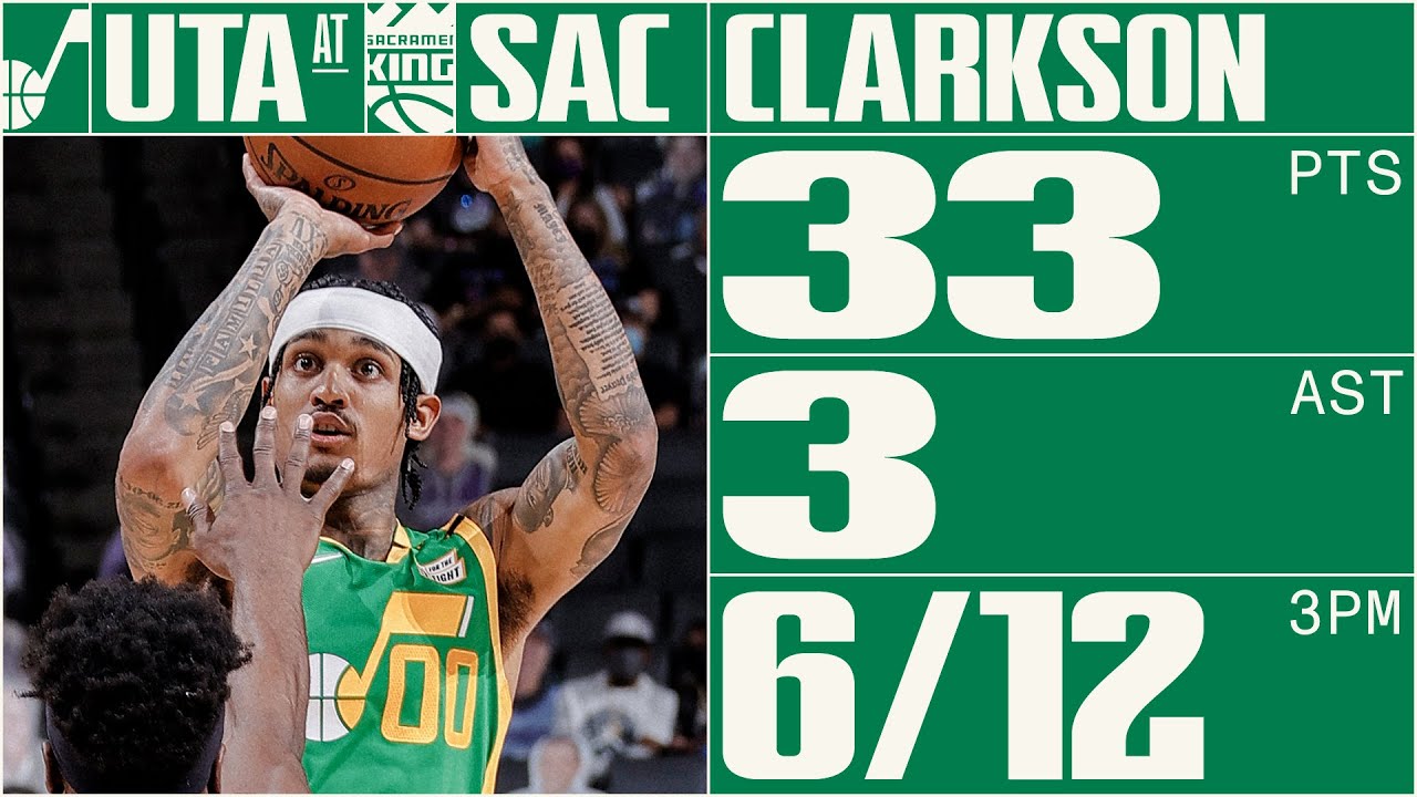 Jordan Clarkson helps Jazz secure West’s #1 seed | UTAH JAZZ background