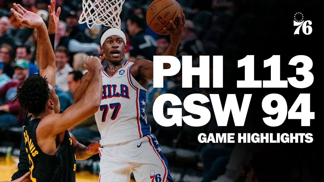 Game Highlights: Sixers Stay Hot Against Warriors