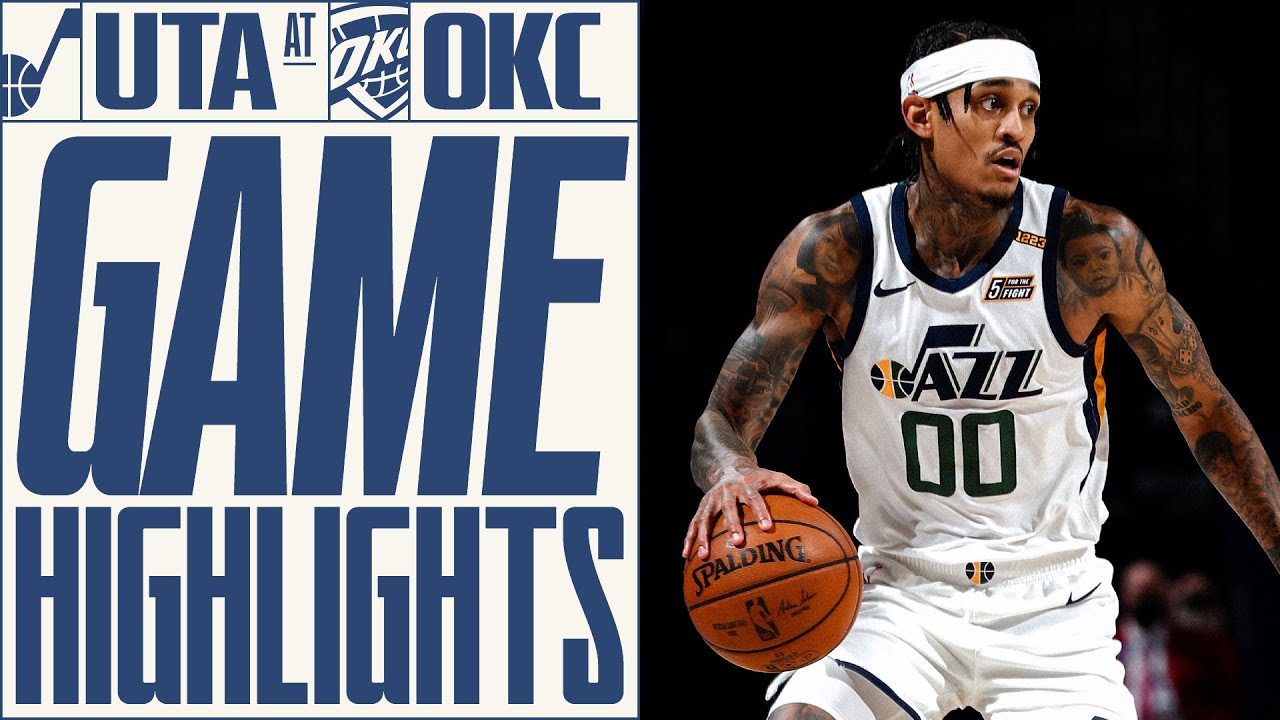Clarkson BEATS the buzzer in OKC win ⚡️🚨 | UTAH JAZZ background