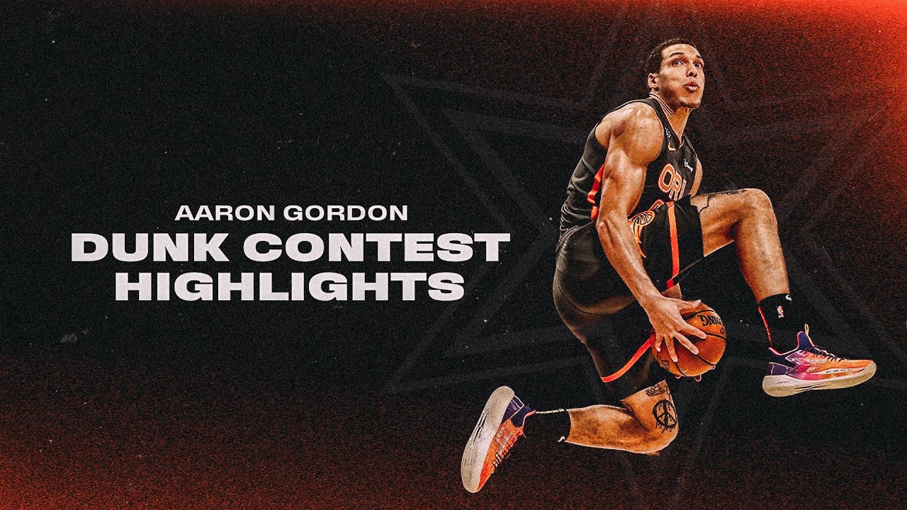 Aaron Gordon Dunk Contest Highlights (2016 & 2020)! | Orlando Magic background