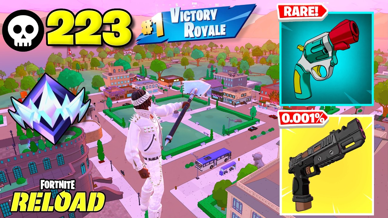 223 Elimination "RANKED RELOAD” Gameplay Wins (Fortnite Chapter 7 PS5 Controller)