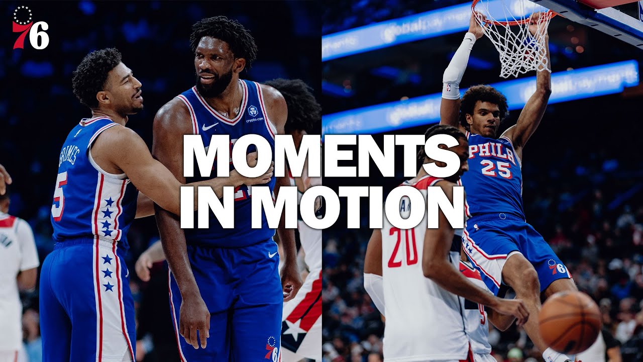 Moments in Motion: Sixers vs. Wizards | 01.07.26