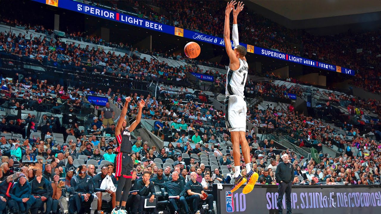 Victor Wembanyama is an Actual ALIEN !!! ๐ฑ NBA Highlights background