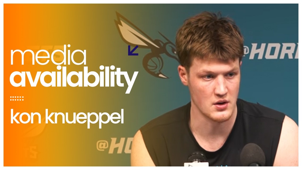 Hornets vs Cavaliers: Kon Knueppel Postgame Media Availability | 2/20/2026