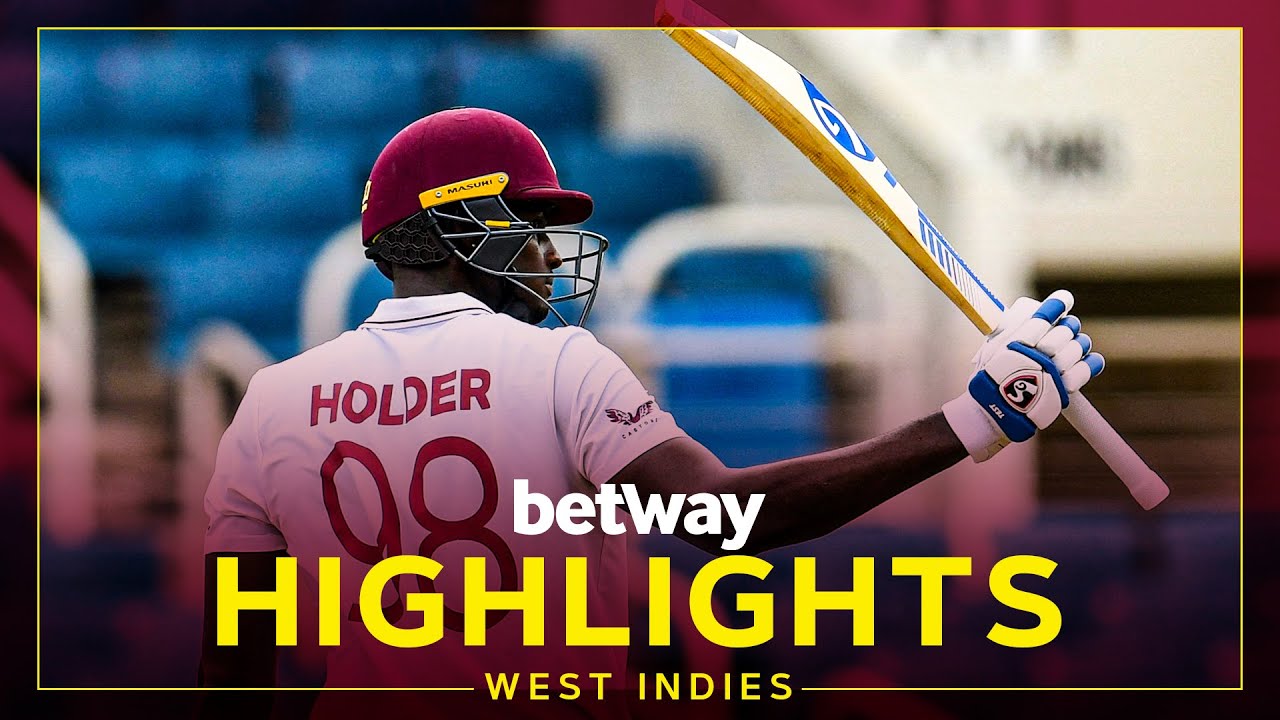 Highlights | West Indies v Pakistan | 1st Test Day 2 | Betway Test Series presented by Osaka background