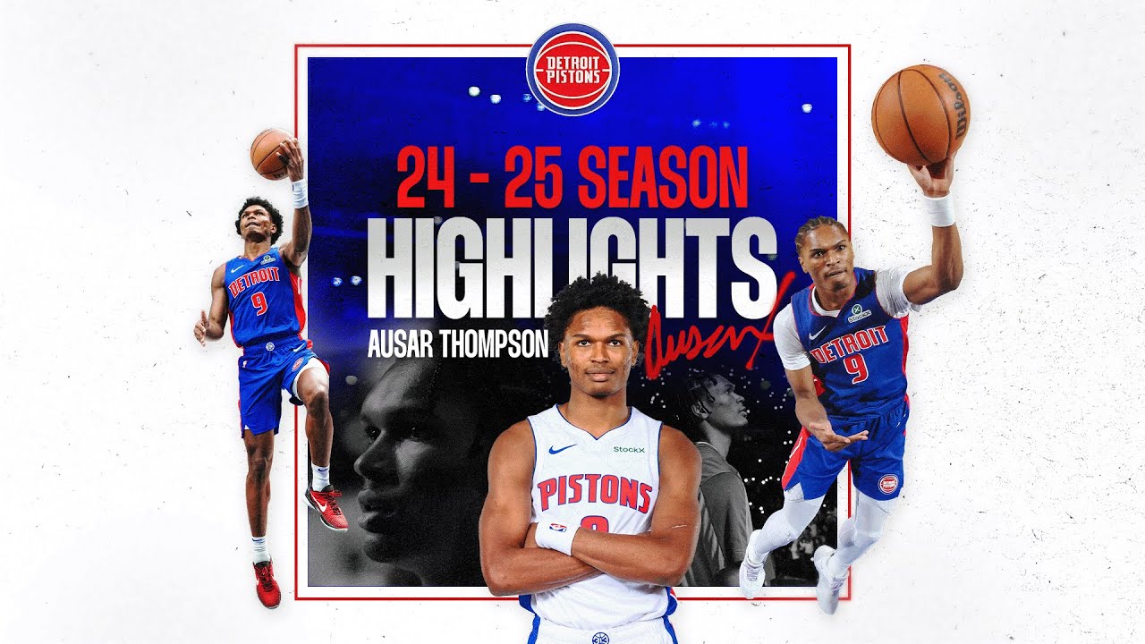 Ausar Thompson 2024-25 Season Highlights | Detroit Pistons #nba #detroitpistons #pistons background