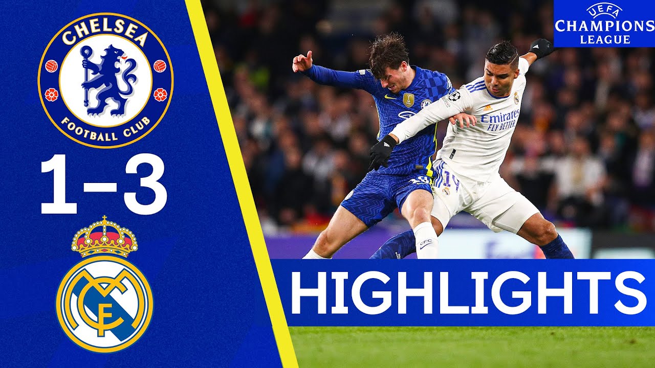 Chelsea 1-3 Real Madrid | Champions League Highlights background