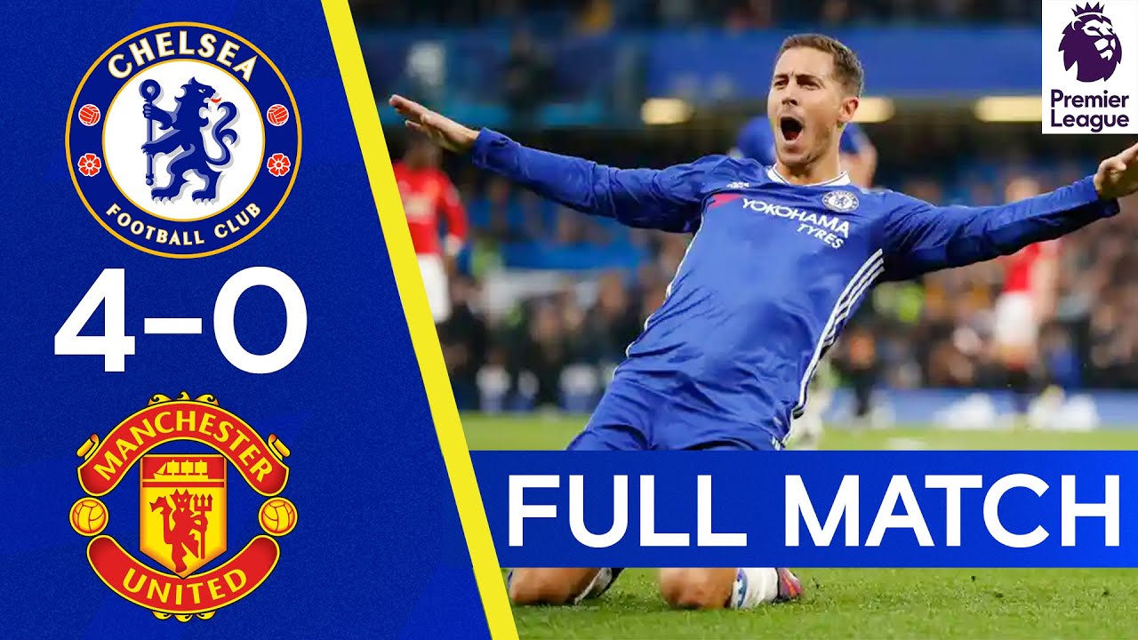 Chelsea 4-0 Manchester United | FULL MATCH | Premier League 16/17 | Chelsea FC background