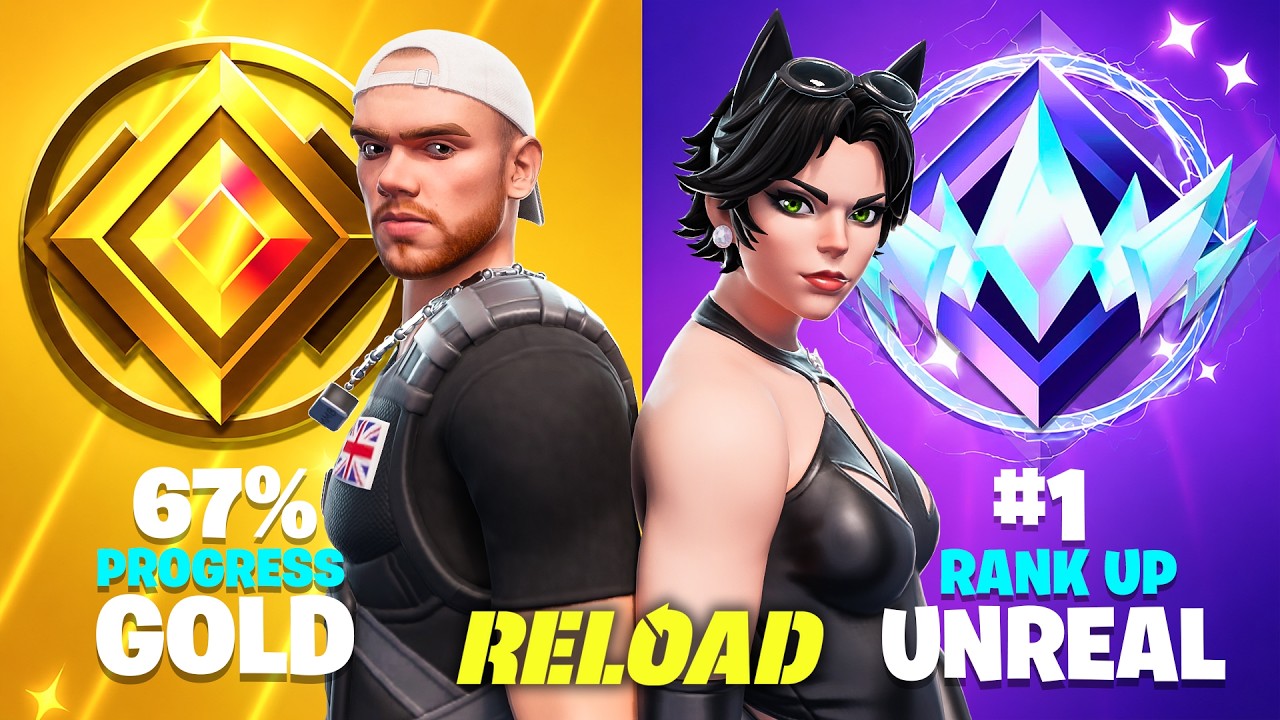 Gold to Unreal Speedrun But I Play Duo Fills... (Fortnite Ranked Reload) background