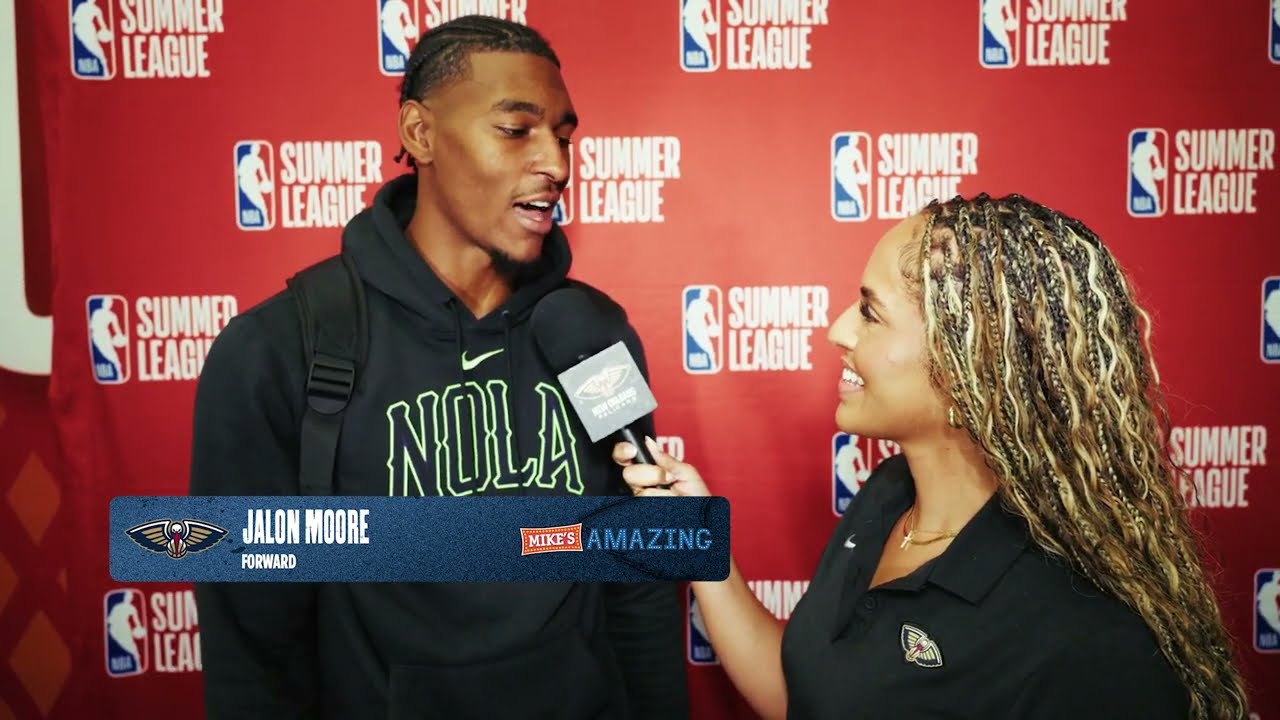 Jalon Moore Postgame Interview | 2026 NBA Summer League | July 11, 2026