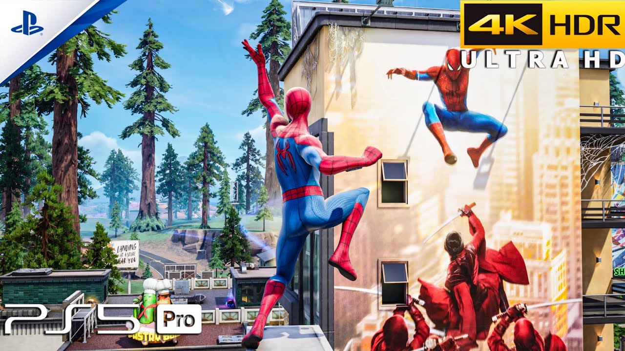 Fortnite (PS5 Pro) 4K 120FPS HDR Gameplay | Spider-Man (Brand New Day)