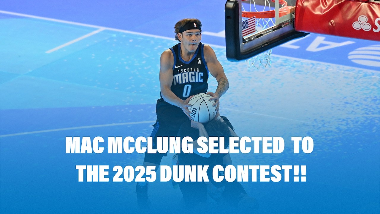 MAC MCCLUNG IS GOING FOR THE 3PEAT!! | MAC MCCLUNG SLAM DUNK CONTEST HIGHLIGHTS