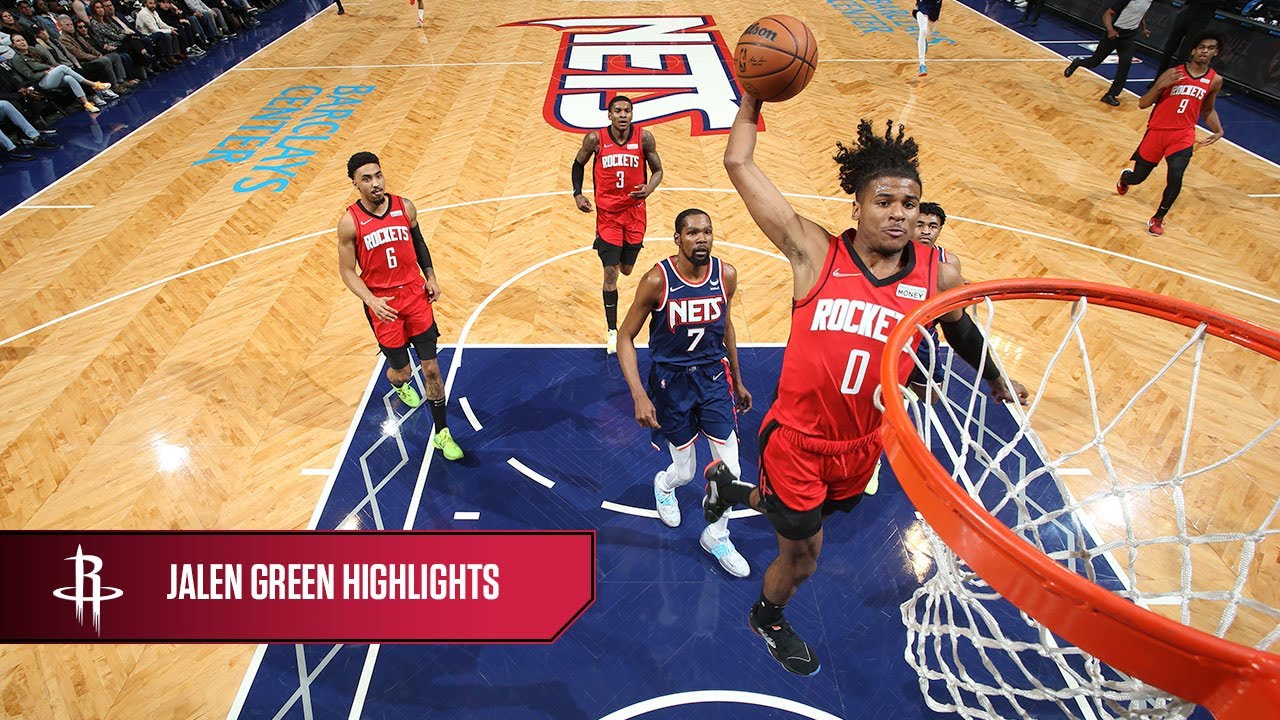 Jalen Green 5th Consecutive 30 Point Game Highlights | Houston Rockets background
