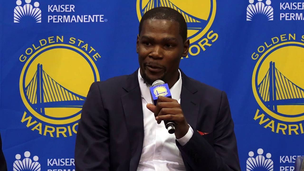 Warriors Introduce Kevin Durant background