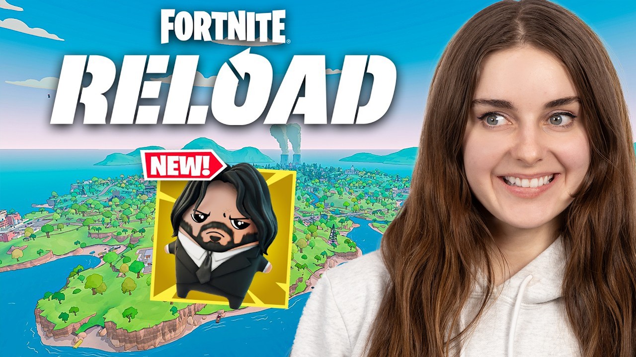 Simpsons is BACK in Fortnite (John Wick Sprite + Prox Chat Update) background