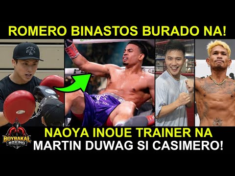 Naoya Inoue Trainer Na! Wonderboy Takot Si Casimero | Rolando Romero Burado background