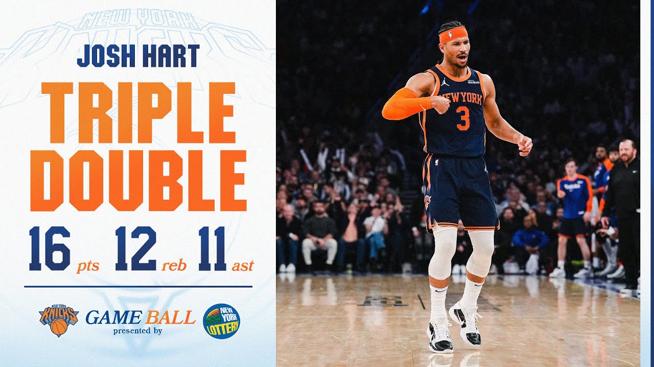 Josh Hart breaks a TRIPLE-DOUBLE RECORD | March 25, 2025