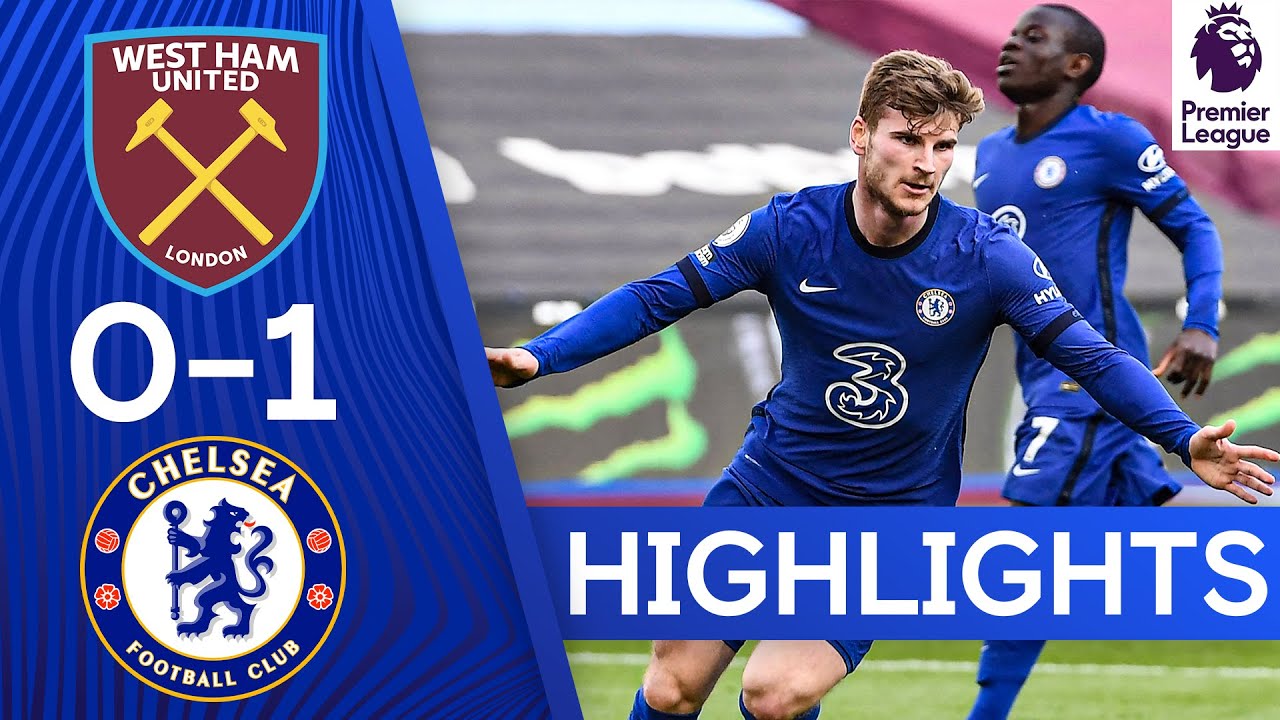West Ham 0-1 Chelsea | Werner Secures Crucial Win in Race for Top 4! | Highlights backdrop