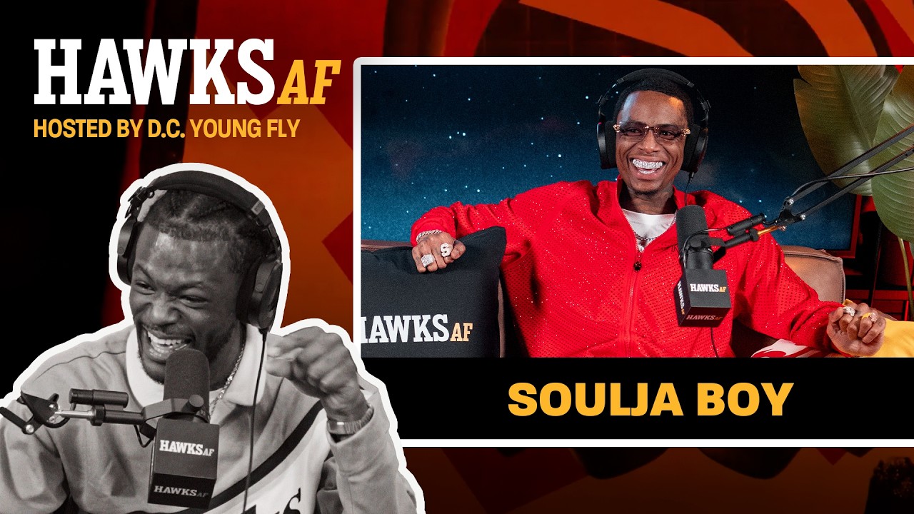 Soulja Boy on the internet rap game, staying relevant & the blueprint for new artists | Hawks AF background