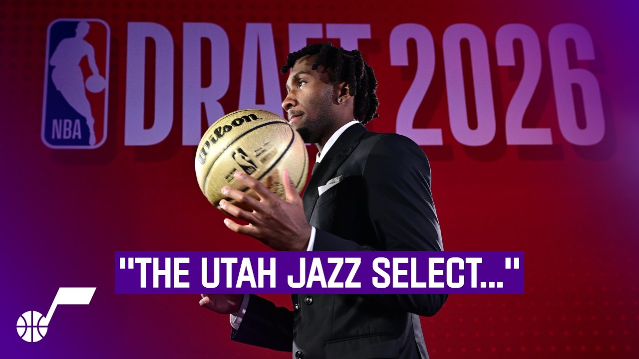 "With the second pick..." | Darryn Peterson is drafted by the Utah Jazz 🏔️