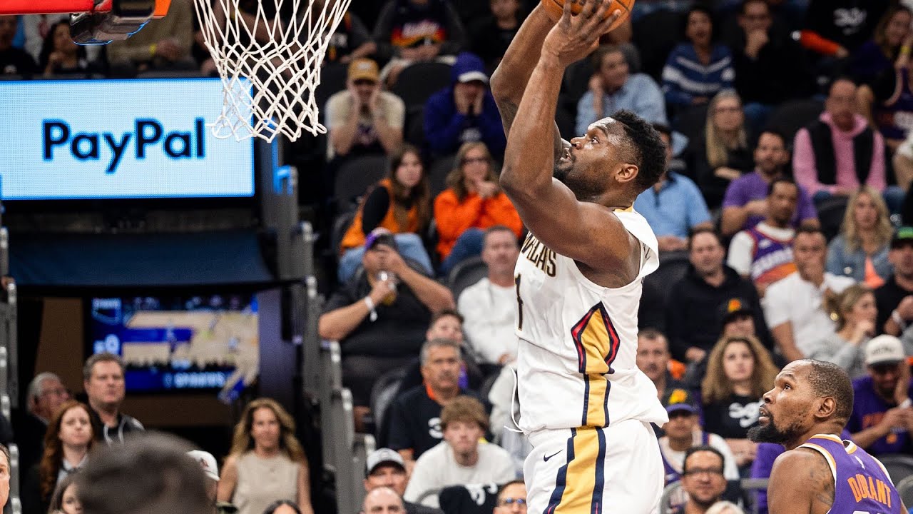Zion Williamson Highlights vs. Phoenix Suns 2/27/25 1st Career Triple Double! background
