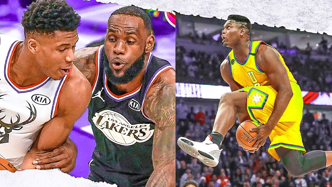 NBA - WILDEST ALL-STAR MOMENTS (Zion, LeBron, Giannis) background