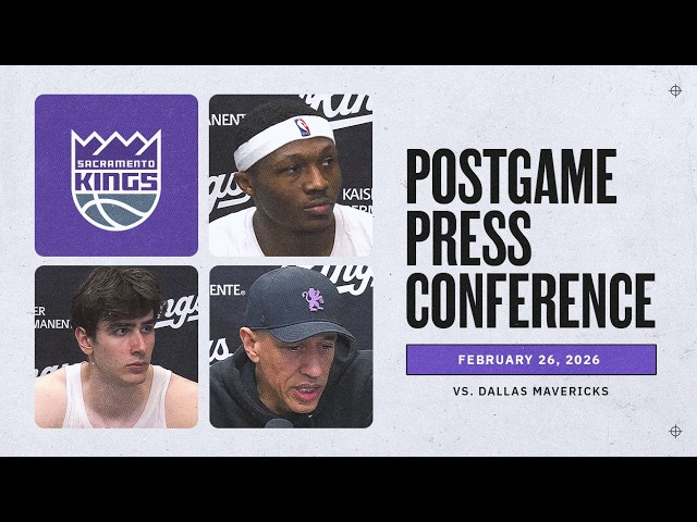 Daeqwon Plowden, Maxime Raynaud and Coach Christie | Postgame Interviews 2.26.26