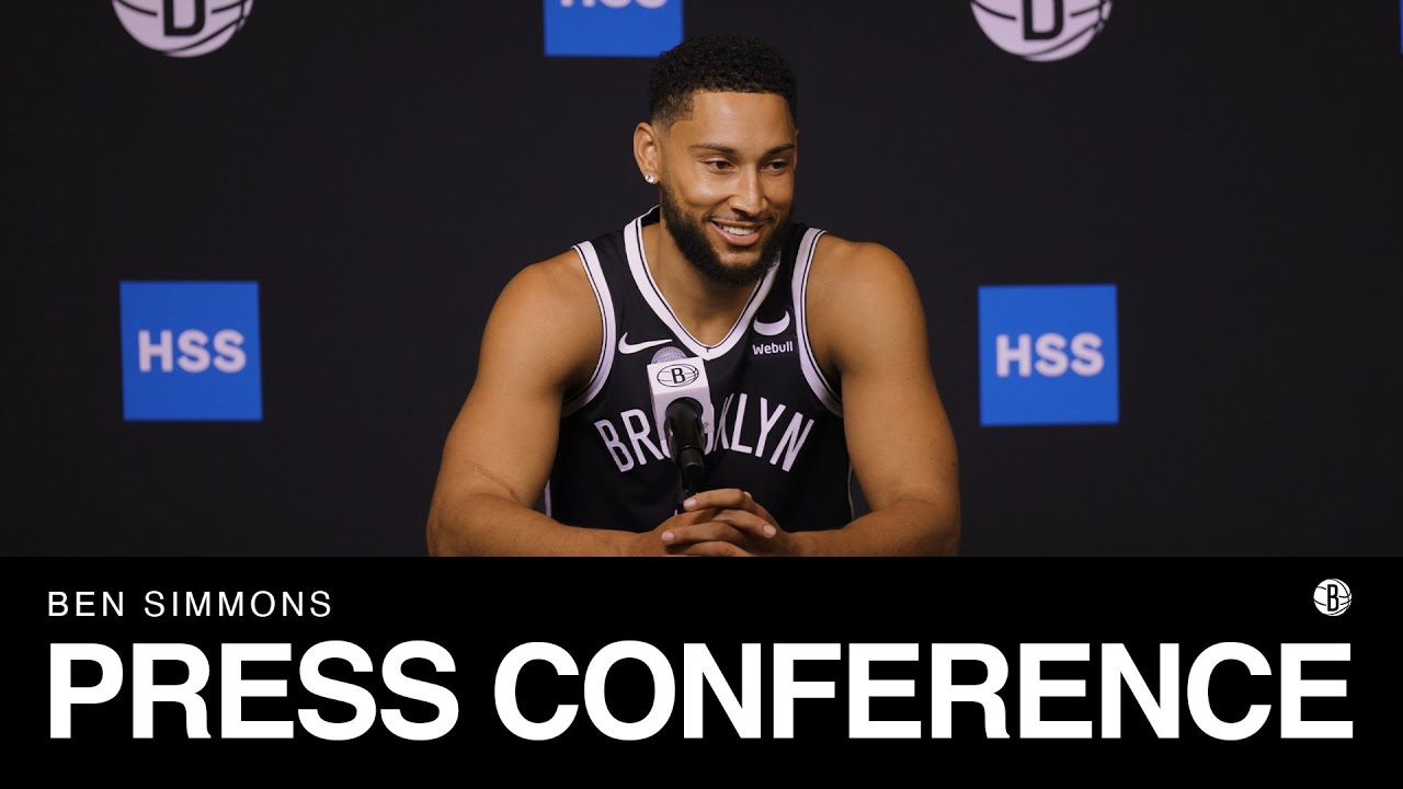 Ben Simmons Press Conference | 2023 Brooklyn Nets Media Day background