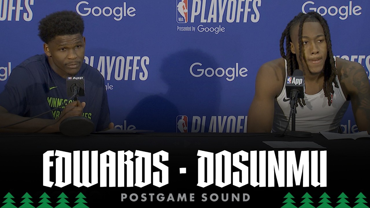 "We Know What We Gotta Do" | Anthony Edwards & Ayo Dosunmu Postgame Sound | 05.12.26