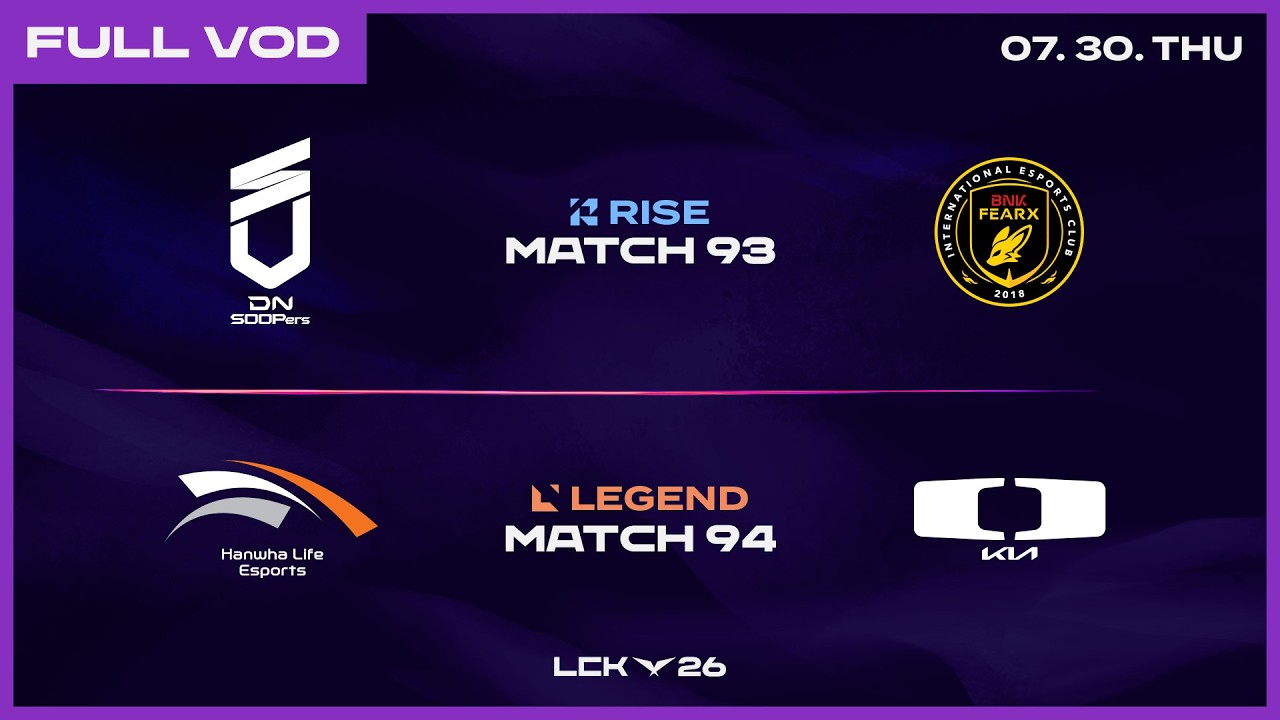 DNS vs BFX - HLE vs DK | 2026 LCK