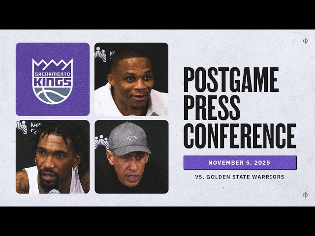 Malik Monk, Russell Westbrook & Coach Christie | Postgame Interviews 11.5.25 background