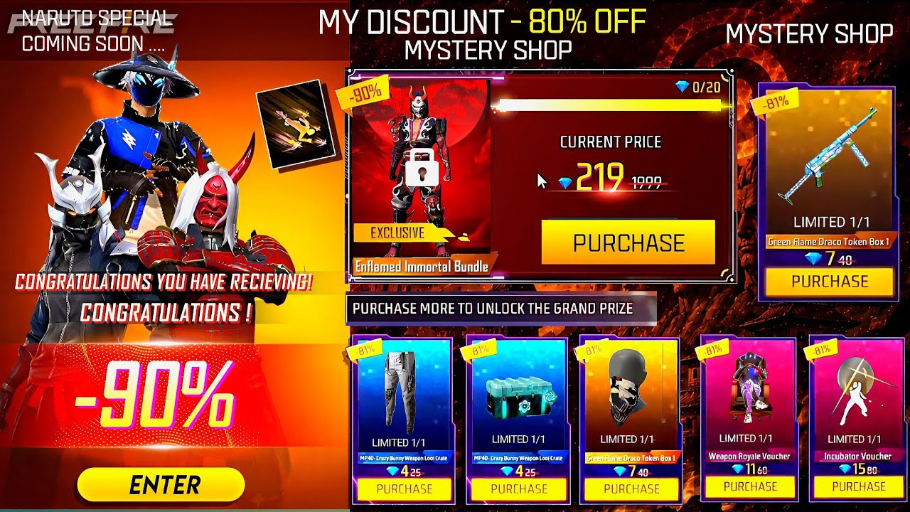 Next Special Mystery Shop Event 🤯🥳| Next Discount Event |free fire new event | ff new event background