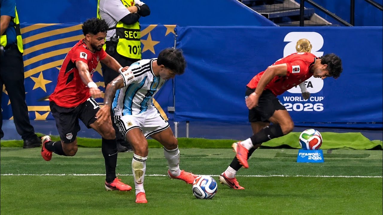 Watch : Egypt Goal Disallowed By VAR Today in Argentina vs Egypt | Egypt Goal Disallowed Controversy background